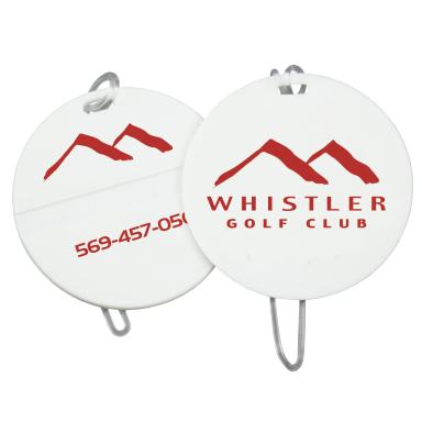 Round Golf Bag Tag