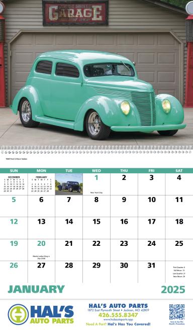 Street Rods Calendar