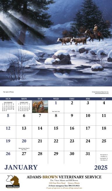 Western Frontier Calendar
