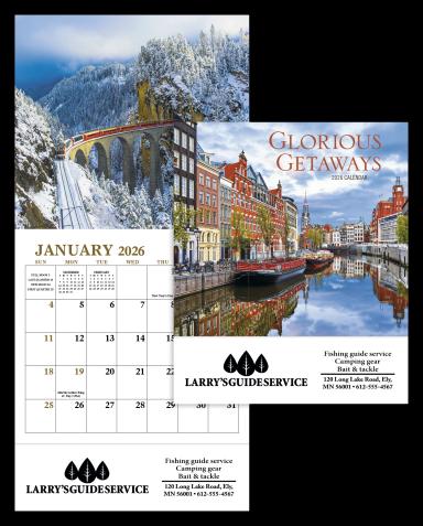 Glorious Getaways Mini Calendar