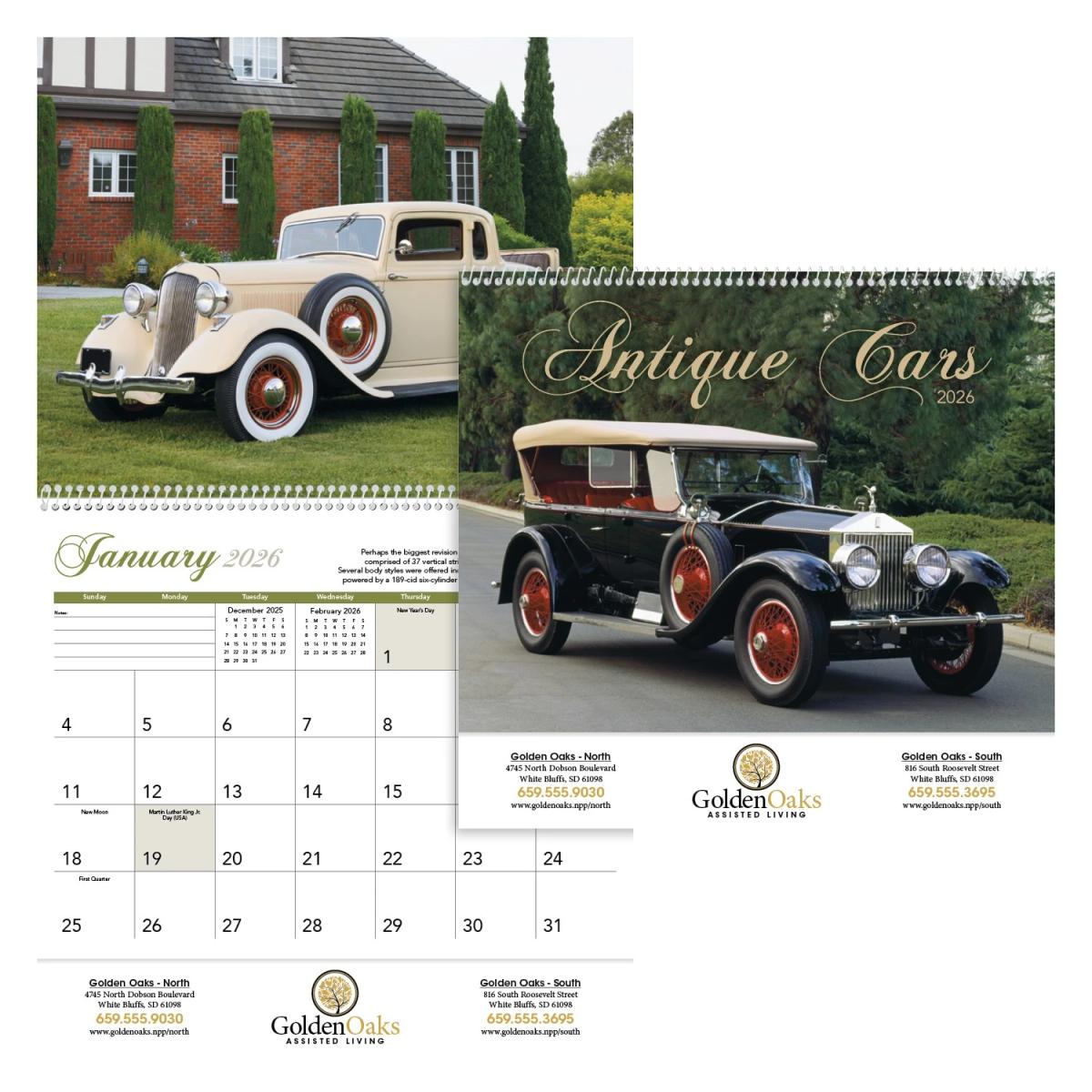 Antique Cars Calendar