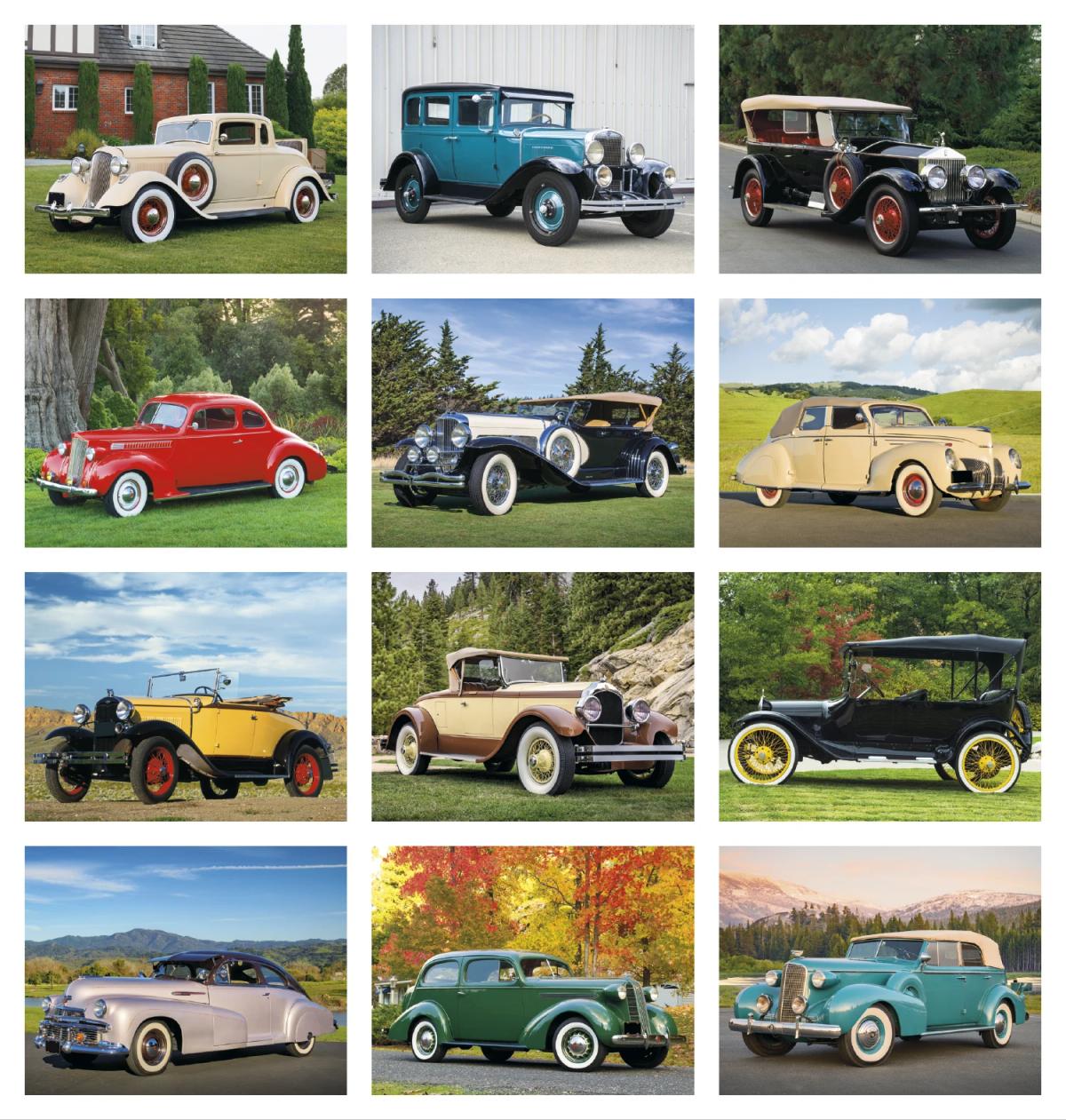 Antique Cars Calendar
