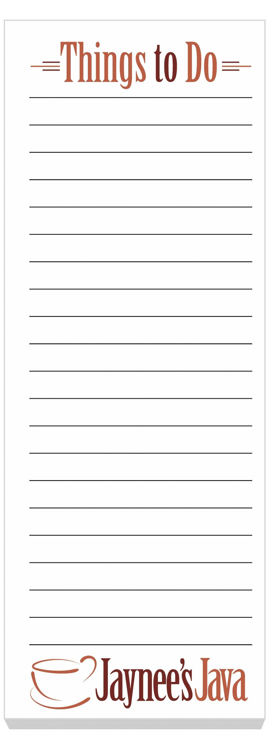 Souvenir® Sticky Note™ 3" x 8" Pad, 50 sheet