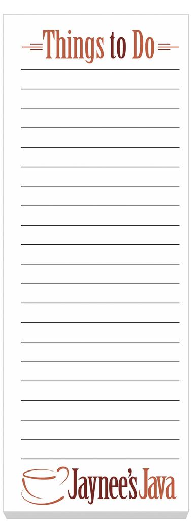 Souvenir® Sticky Note™ 3" x 8" Pad, 50 sheet