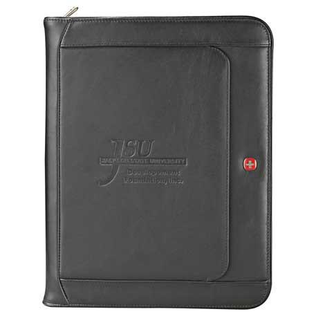 Wenger® Executive Leather Zippered Padfolio
