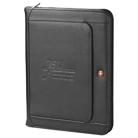 Wenger® Executive Leather Zippered Padfolio