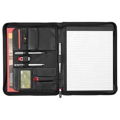 Wenger® Executive Leather Zippered Padfolio