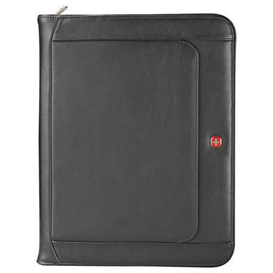 Wenger® Executive Leather Zippered Padfolio