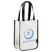 Small Laminated Non-Woven Shopper Tote
