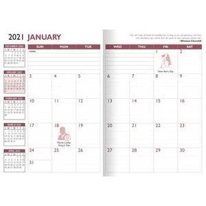 Promotional Vinyl Monthly Planner