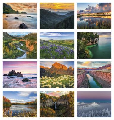Beautiful America Calendar Drop Add