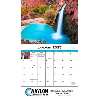 American Scenic Stapled Calendar