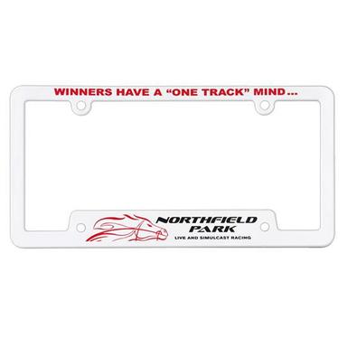Corner View License Plate Frame with 4 Holes