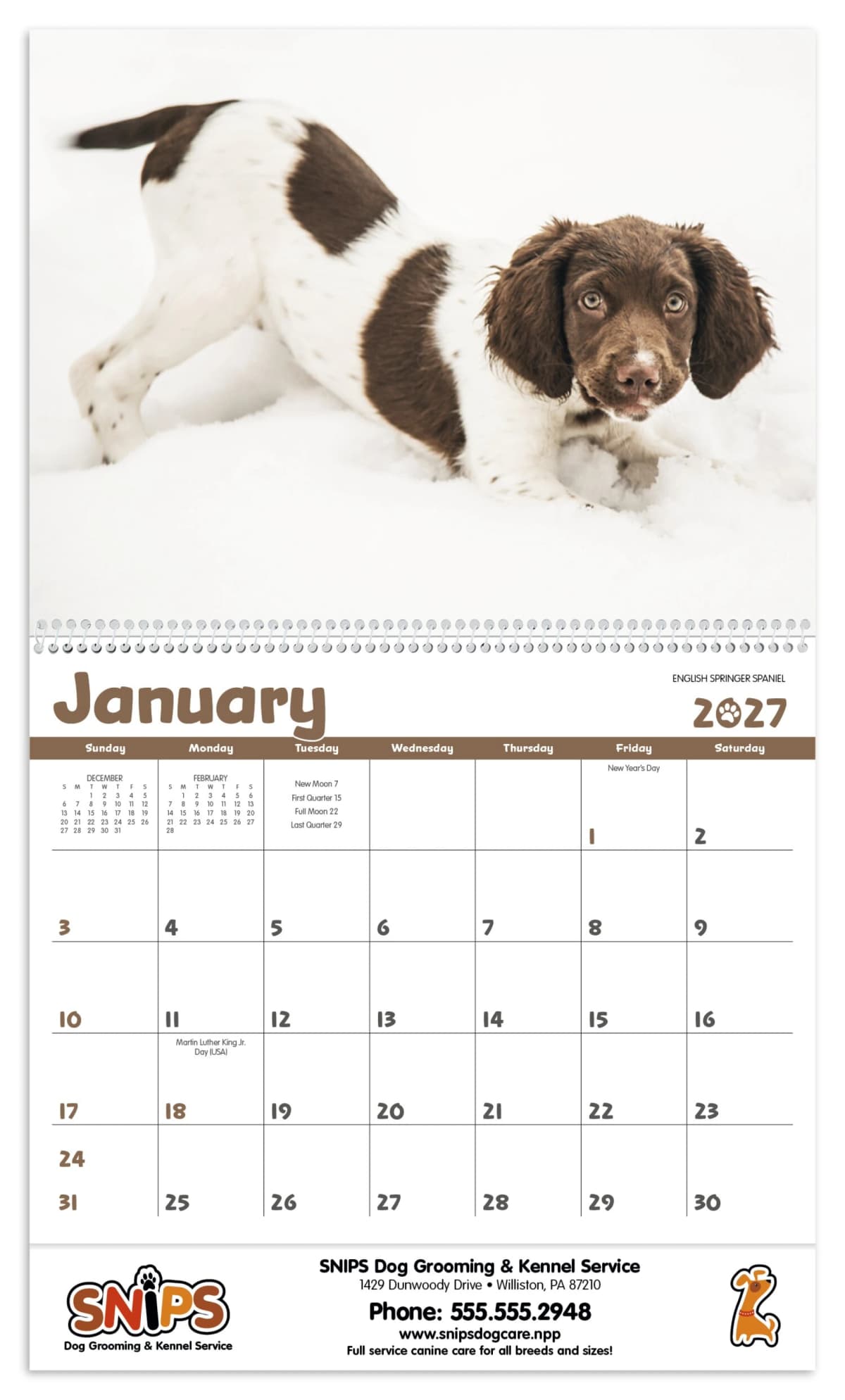 Puppies Calendar