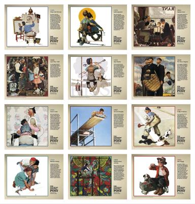 Saturday Evening Post-Norman Rockwell Calendar