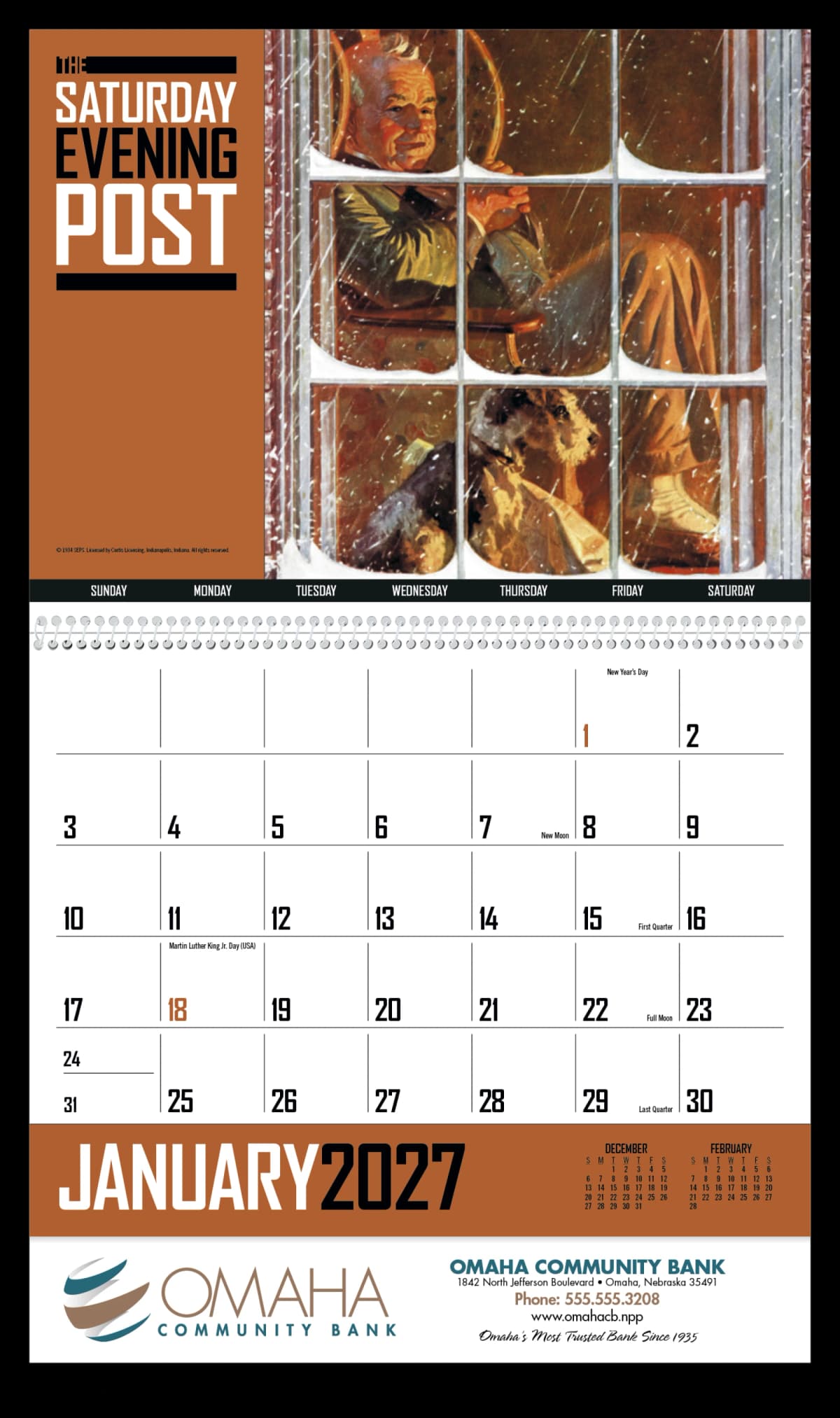 The Saturday Evening Post Calendar
