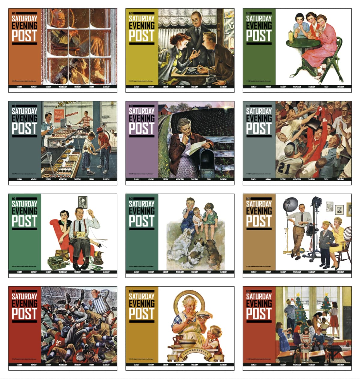 The Saturday Evening Post Calendar