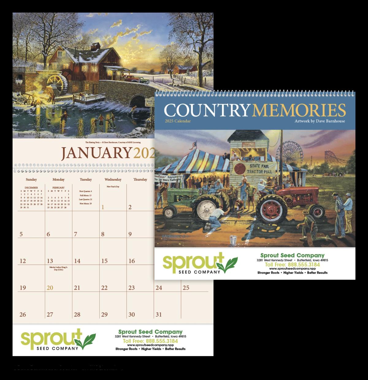 Country Memories  Calendar