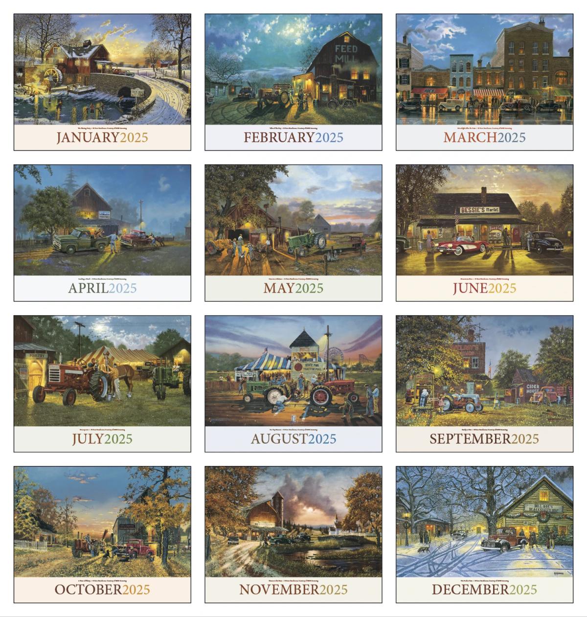 Country Memories  Calendar