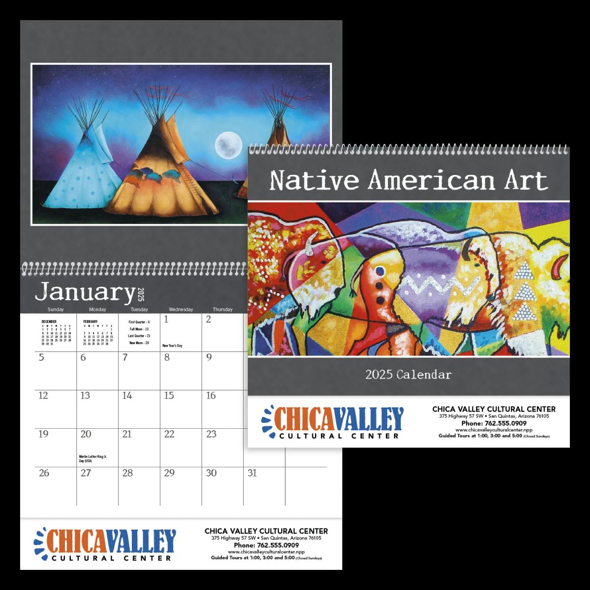 Native American Art Calendar