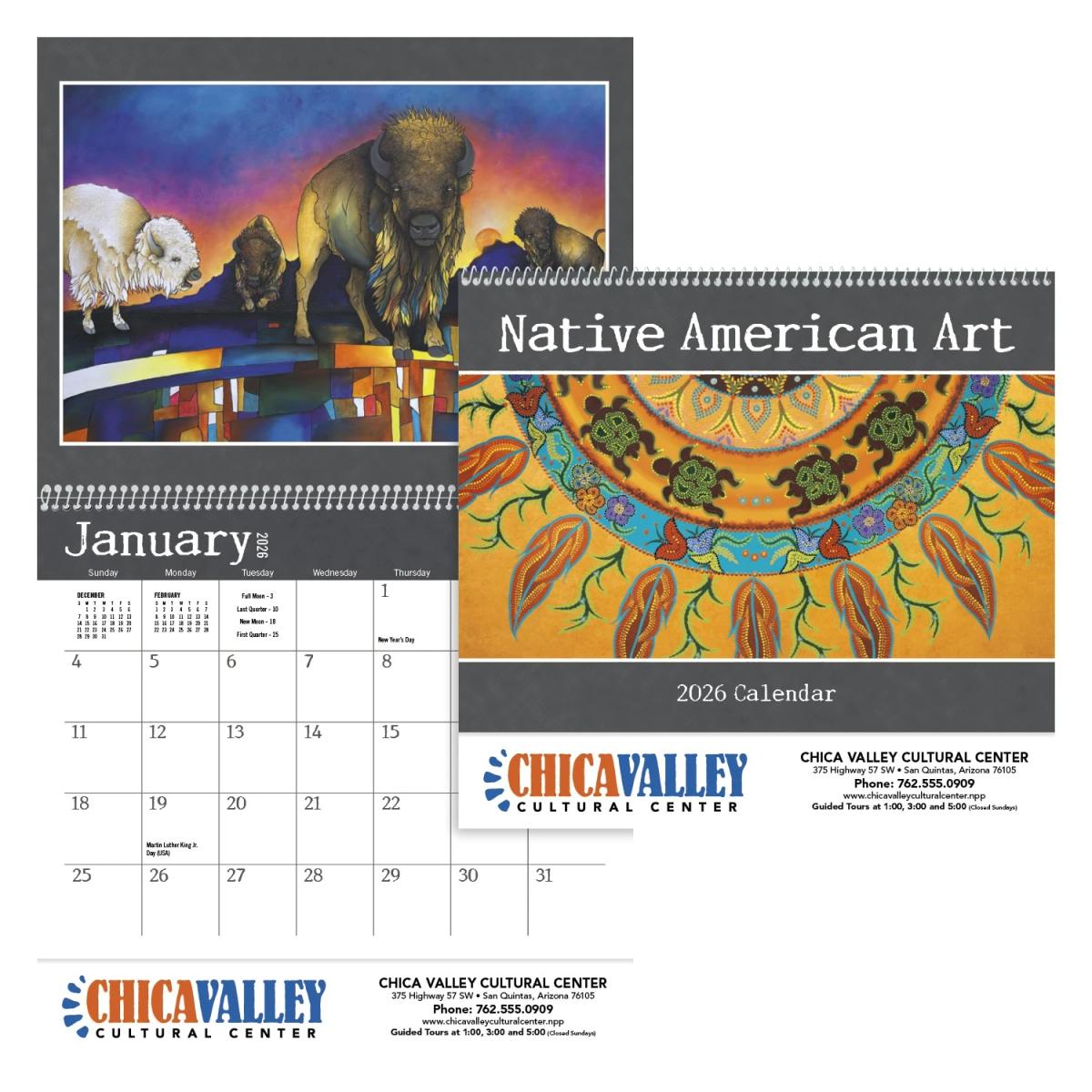 Native American Art Calendar