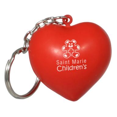 Heart Key Chain Squeeze Toy