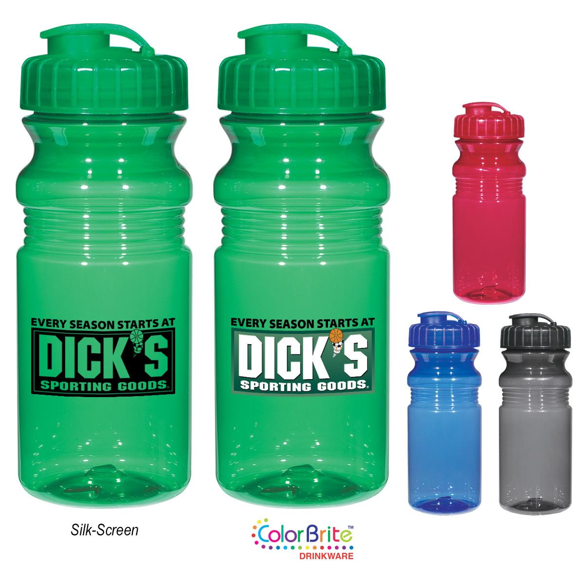 20 OZ. POLY-CLEAR™ FITNESS BOTTLE WITH SUPER SIPPER LID