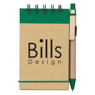 ECO-INSPIRED SPIRAL JOTTER & PEN
