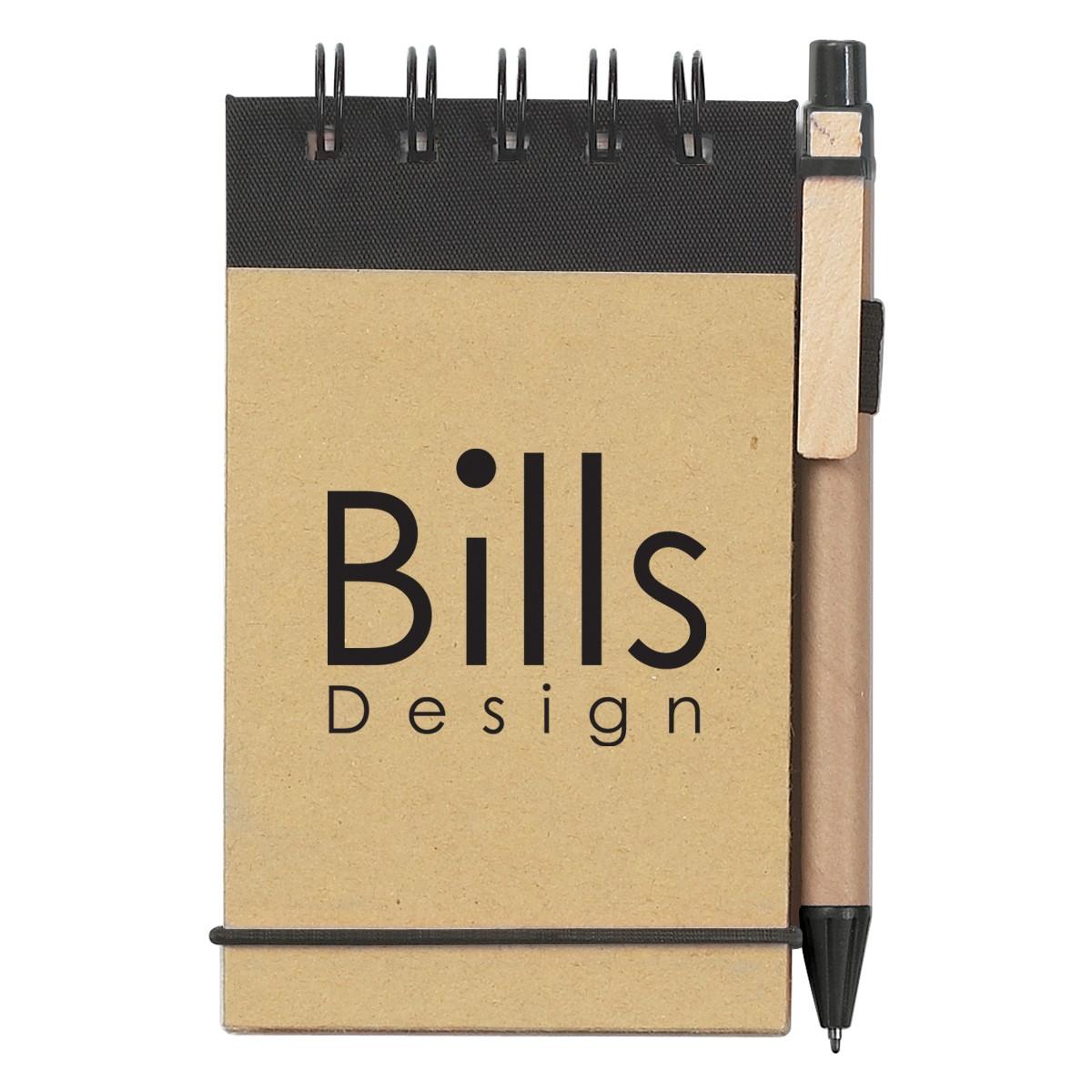 ECO-INSPIRED SPIRAL JOTTER & PEN