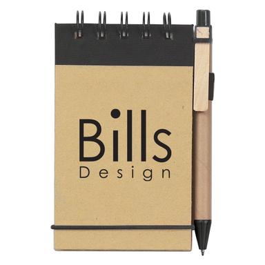 ECO-INSPIRED SPIRAL JOTTER & PEN