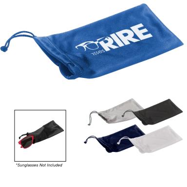 MICROFIBER POUCH WITH DRAWSTRING