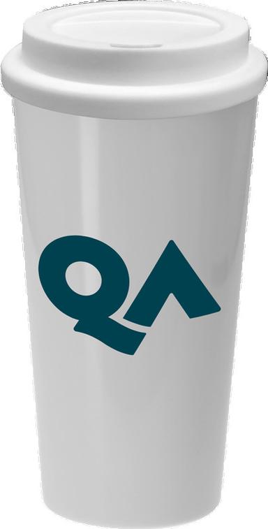 16 oz. Java Collection White / w Lid White
