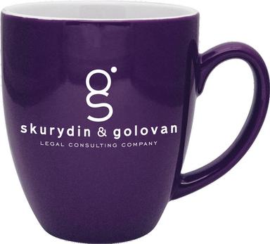 16 oz. Duo-Tone Bistro Collection Purple