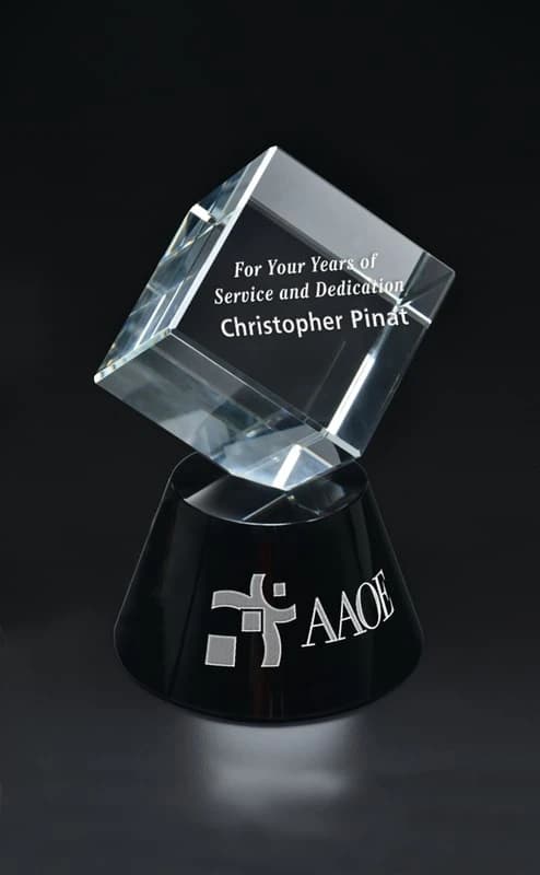 Tilting Cube on Base