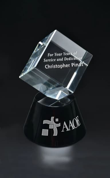 Tilting Cube on Base