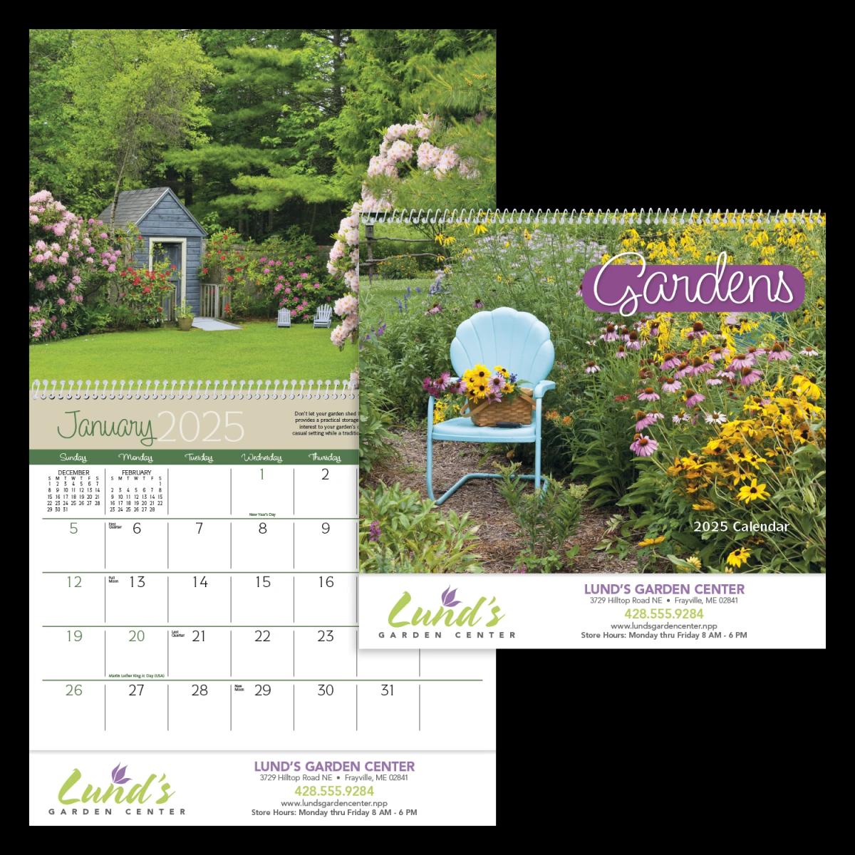 Gardens Calendar