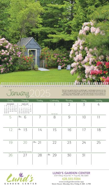 Gardens Calendar