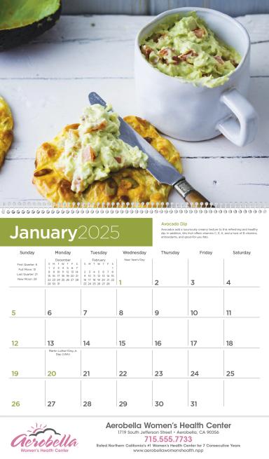 Healthy Eating Calendar