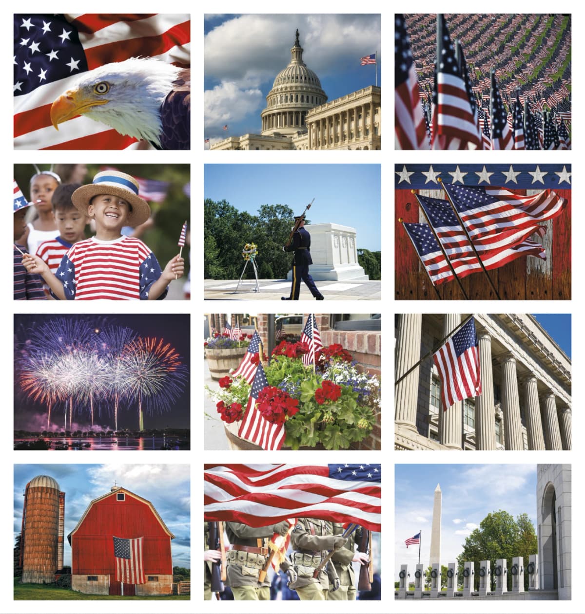 I Love America Calendar