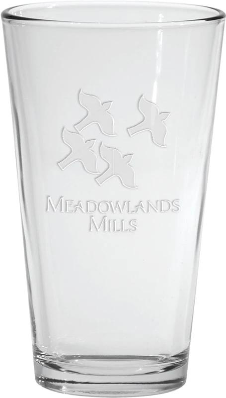 16 oz. Pint Glass - Deep Etched