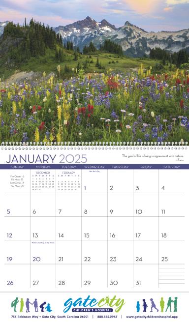 Scenic Inspirations Calendar