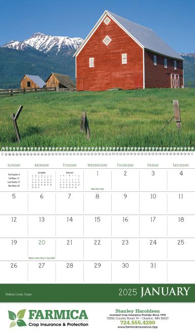 Barns Calendar