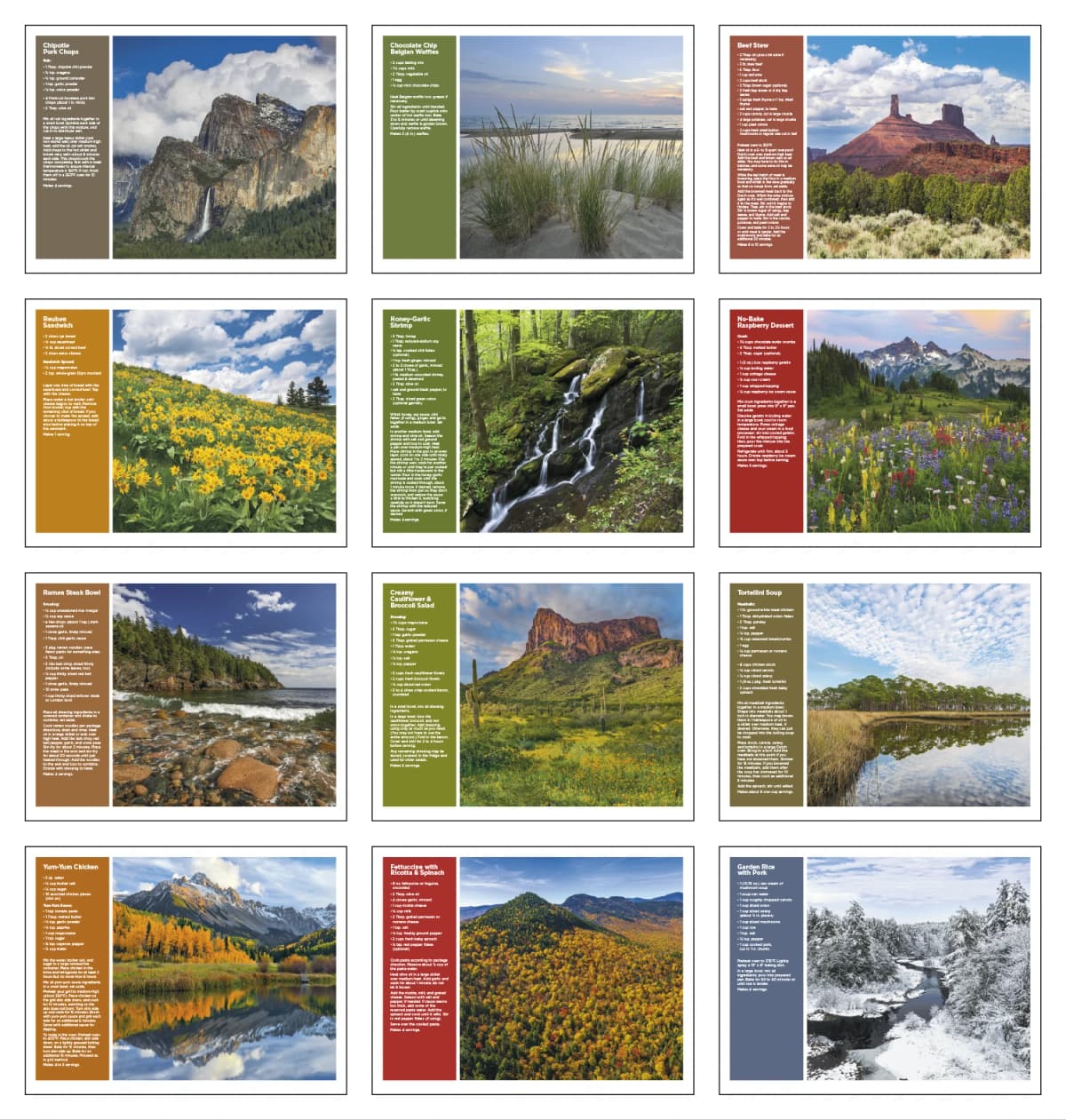 America the Beautiful with Recipes - 2025