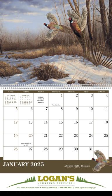 Wildlife Art Calendar