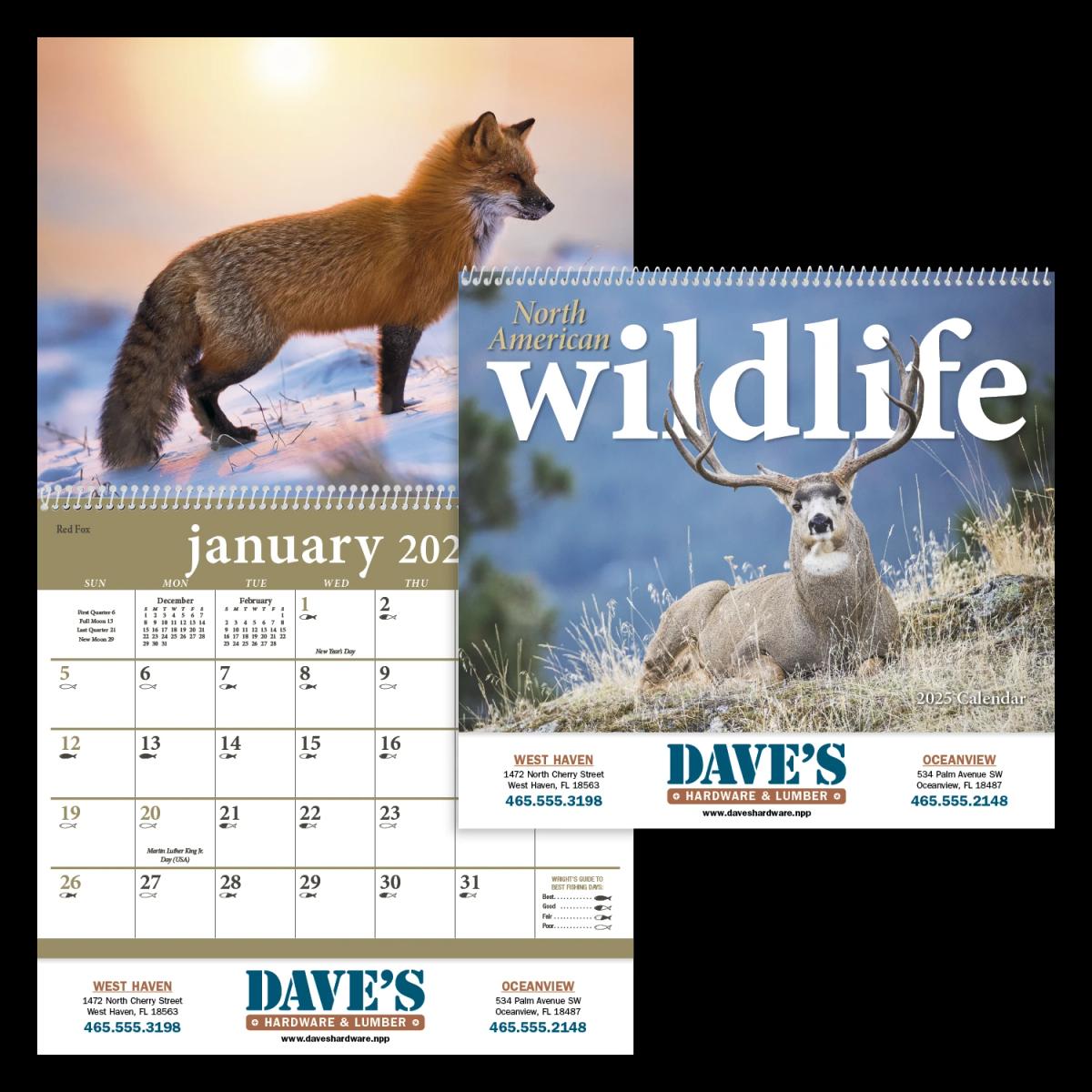 North American Wildlife Calendar