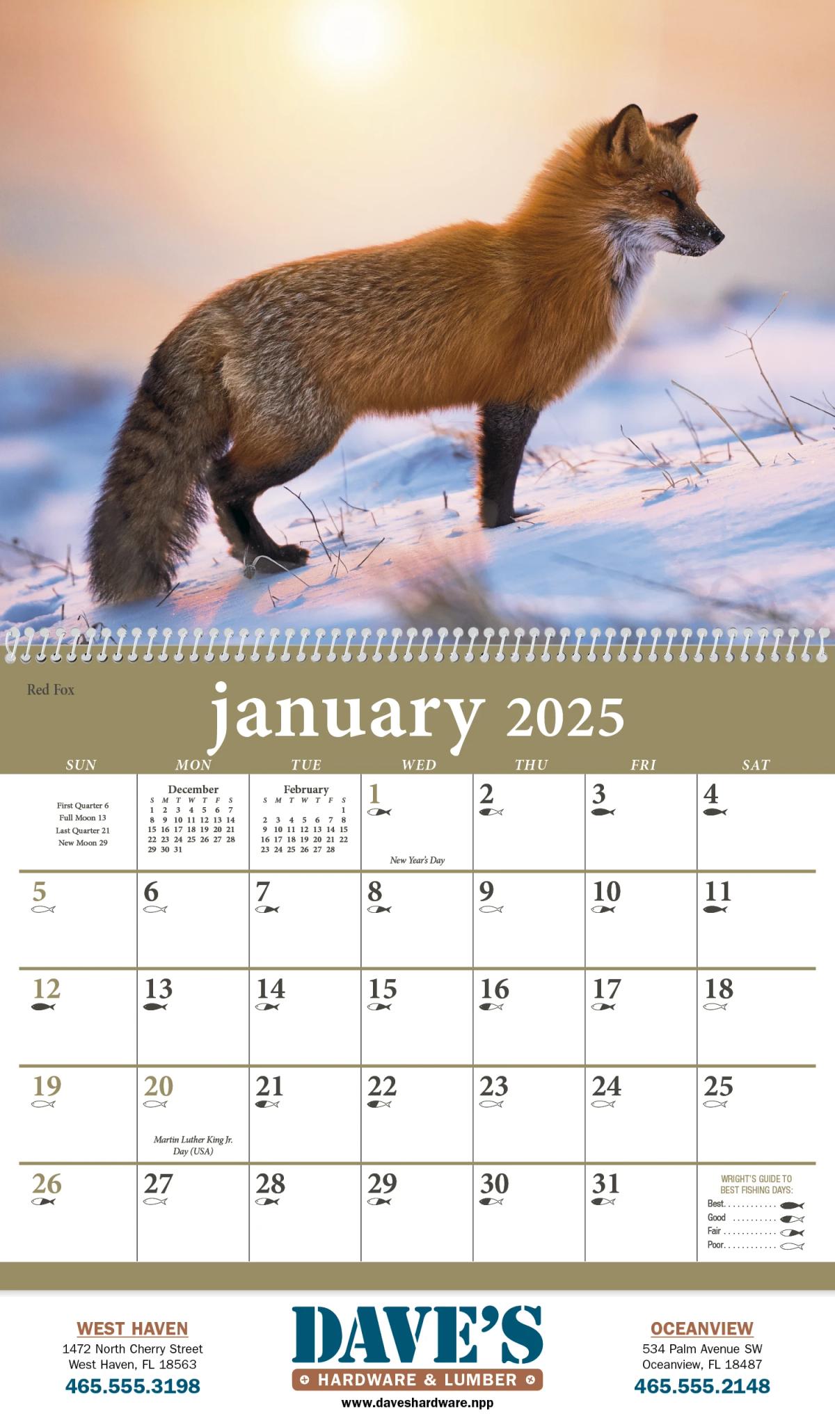 North American Wildlife Calendar