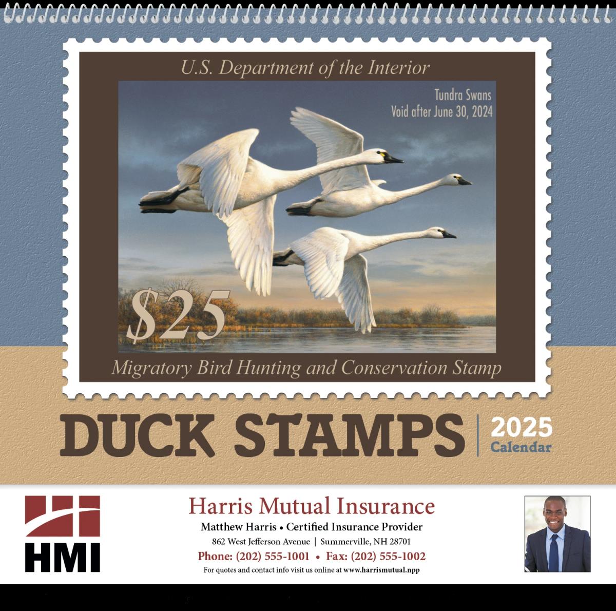 Duck Stamp Calendar