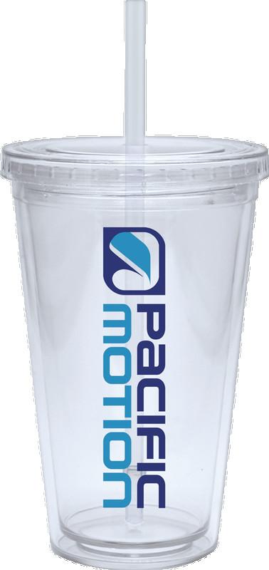20 oz. Large Classic Carnival Cup w/ Clear Straw
