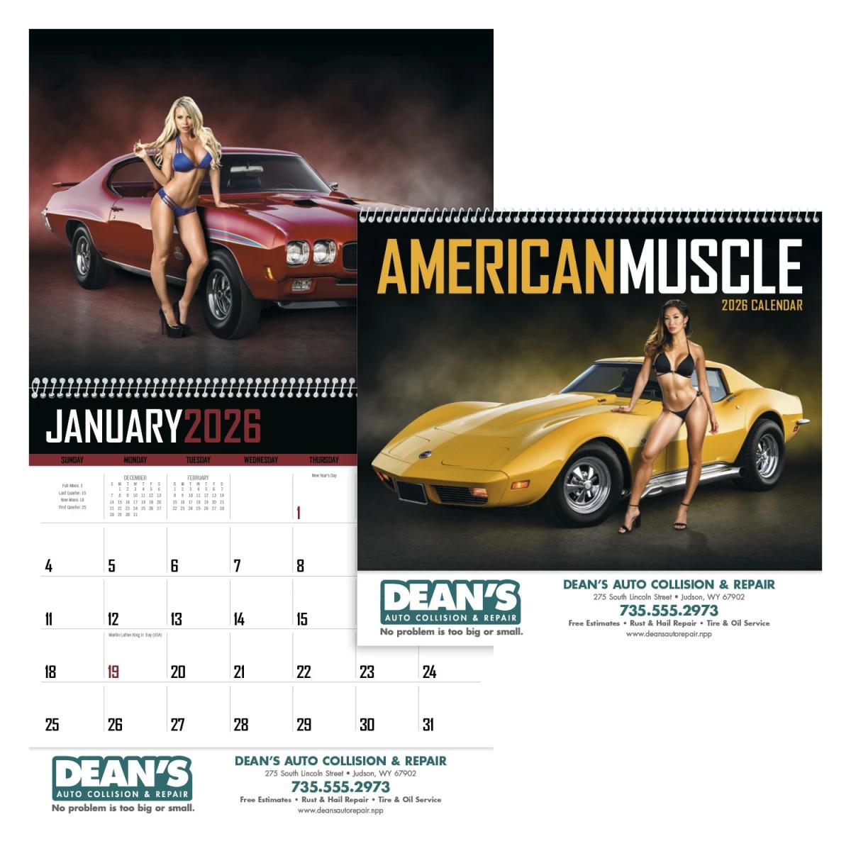 American Muscle Calendar