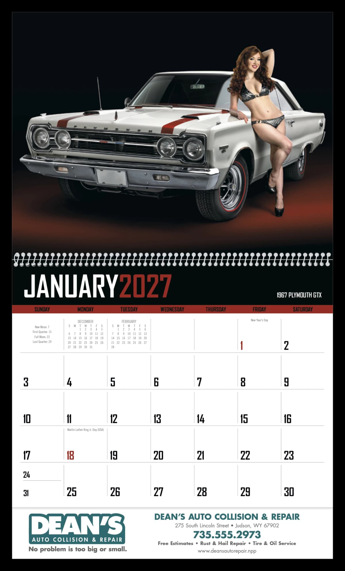 American Muscle Calendar